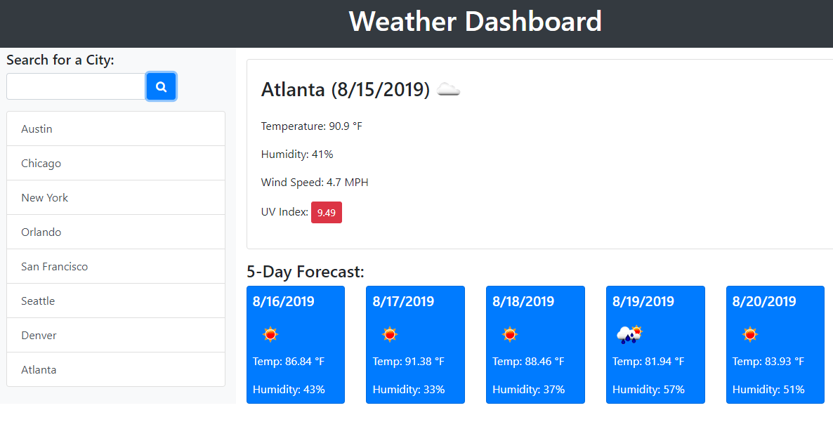 Weather application